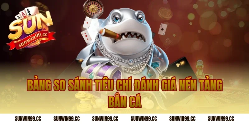 Bảng So Sánh Tiêu Chí Đánh Giá Nền Tảng Bắn Cá