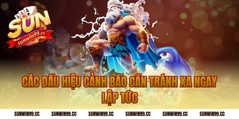 Các Dấu Hiệu Cảnh Báo Cần Tránh Xa Ngay Lập Tức