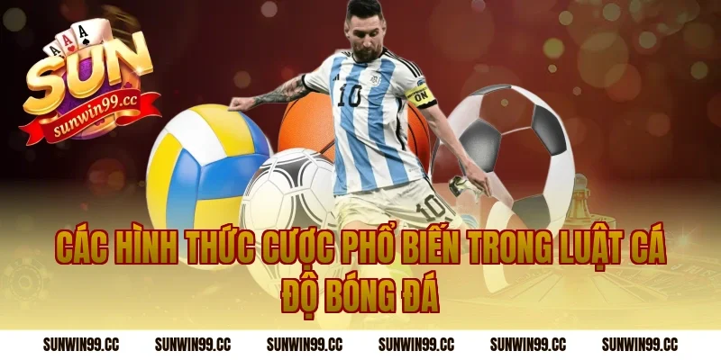 Các Hình Thức Cược Phổ Biến Trong Luật Cá Độ Bóng Đá