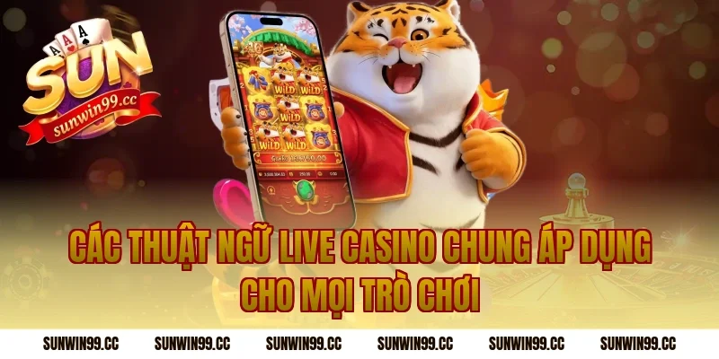 Các Thuật Ngữ Live Casino Chung Áp Dụng Cho Mọi Trò Chơi